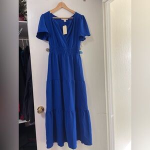 Monteau Royal Blue Maxi Dress